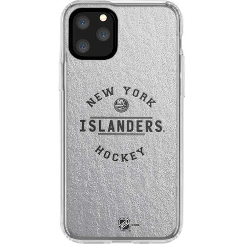 NHL New York Islanders Black Text iPhone 11 Pro Clear Case