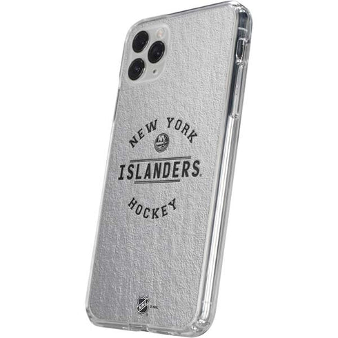 NHL New York Islanders Black Text iPhone 11 Pro Clear Case