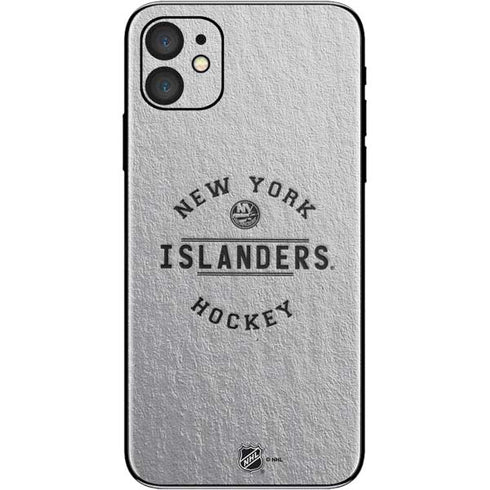 NHL New York Islanders Black Text iPhone 11 Skin