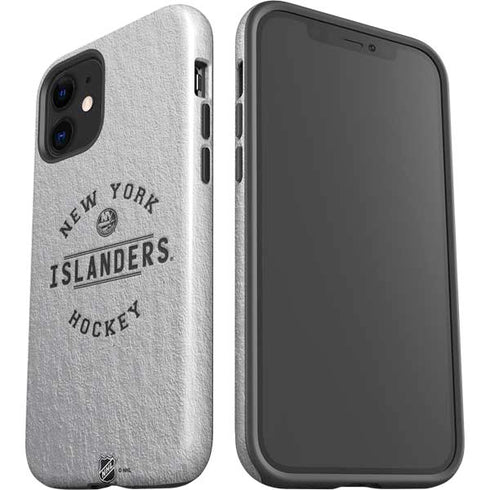 NHL New York Islanders Black Text iPhone 12 Impact Case