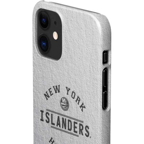 NHL New York Islanders Black Text iPhone 12 Mini Lite Case