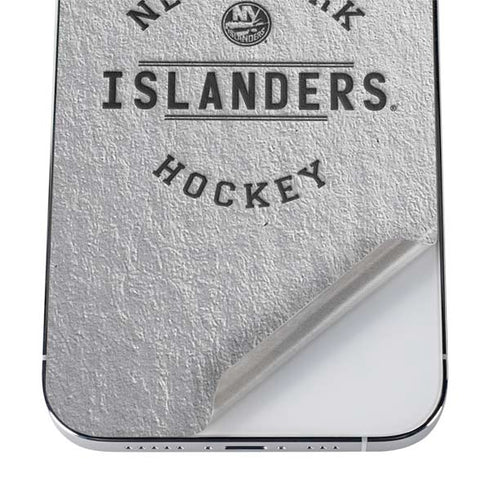 NHL New York Islanders Black Text iPhone 12 Pro Skin