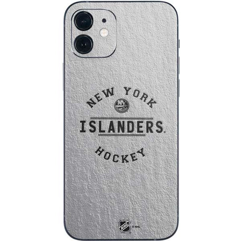 NHL New York Islanders Black Text iPhone 12 Skin