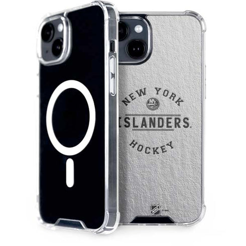 NHL New York Islanders Black Text iPhone 13 MagSafe Case