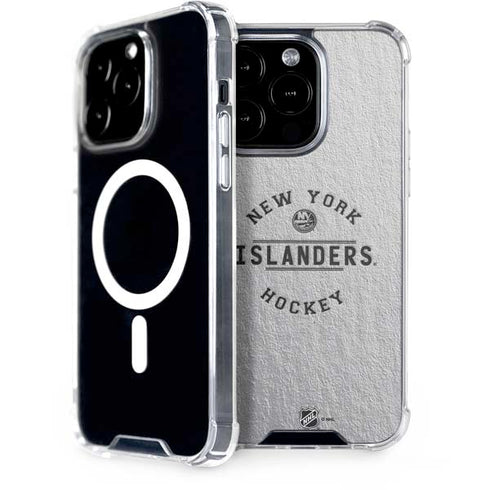 NHL New York Islanders Black Text iPhone 13 Pro MagSafe Case