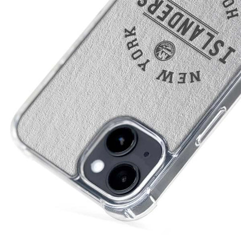 NHL New York Islanders Black Text iPhone 15 Plus MagSafe Case