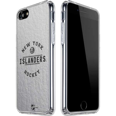 NHL New York Islanders Black Text iPhone SE (2nd & 3rd Gen) Clear Case