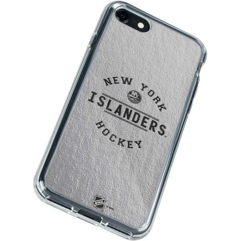 NHL New York Islanders Black Text iPhone SE (2nd & 3rd Gen) Clear Case