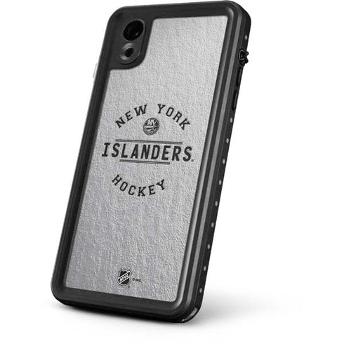 NHL New York Islanders Black Text iPhone XR Waterproof Case