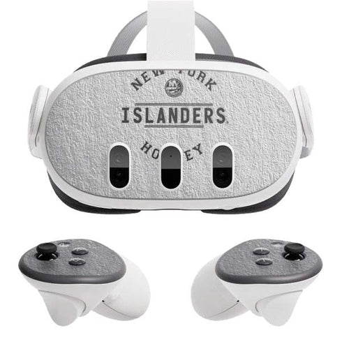 NHL New York Islanders Black Text Meta Quest 3 Skin