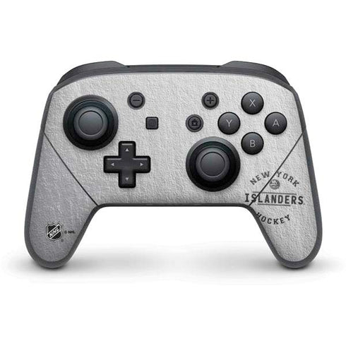 NHL New York Islanders Black Text Nintendo Switch Pro Controller Skin