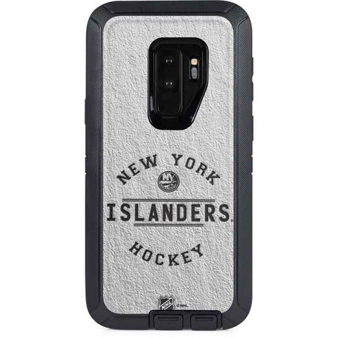 NHL New York Islanders Black Text Otterbox Defender Galaxy Skin