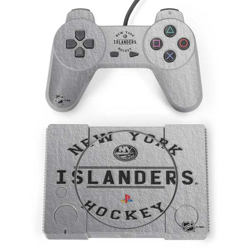NHL New York Islanders Black Text PlayStation Classic Bundle Skin