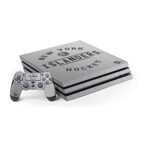 NHL New York Islanders Black Text PS4 Pro Bundle Skin