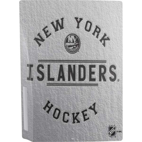 NHL New York Islanders Black Text PS5 Console Skin