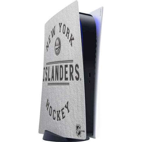 NHL New York Islanders Black Text PS5 Digital Edition Console Skin