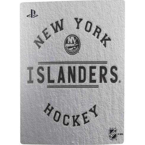 NHL New York Islanders Black Text PS5 Digital Edition Console Skin