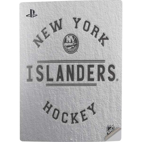 NHL New York Islanders Black Text PS5 Digital Edition Console Skin