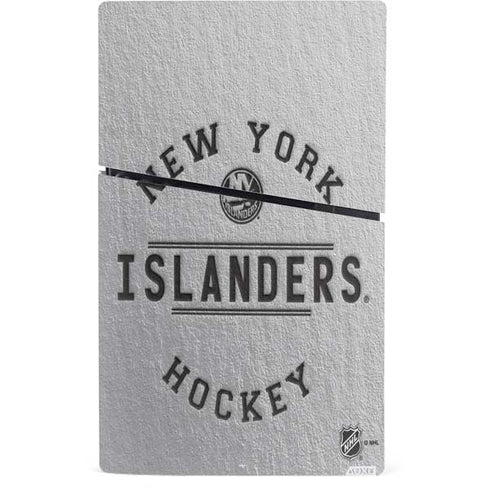 NHL New York Islanders Black Text PS5 Slim Digital Edition Bundle Skin
