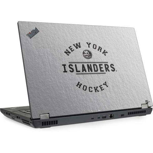 NHL New York Islanders Black Text Lenovo ThinkPad Skin