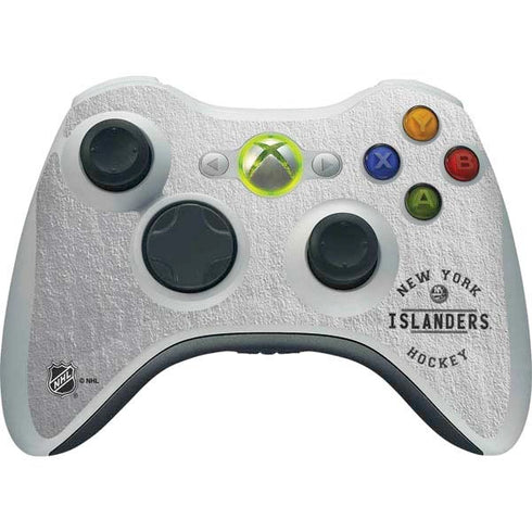 NHL New York Islanders Black Text Xbox 360 Wireless Controller Skin
