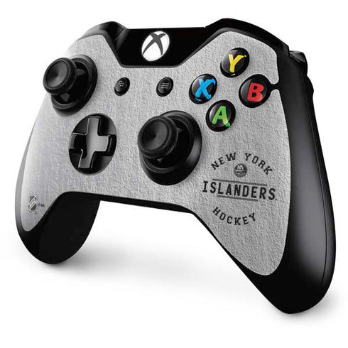 NHL New York Islanders Black Text Xbox One Controller Skin