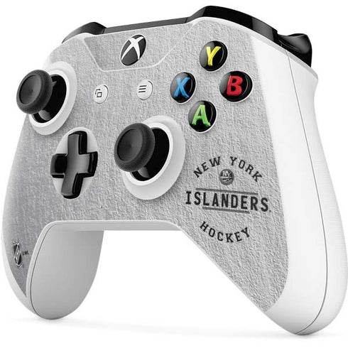 NHL New York Islanders Black Text Xbox One S Controller Skin