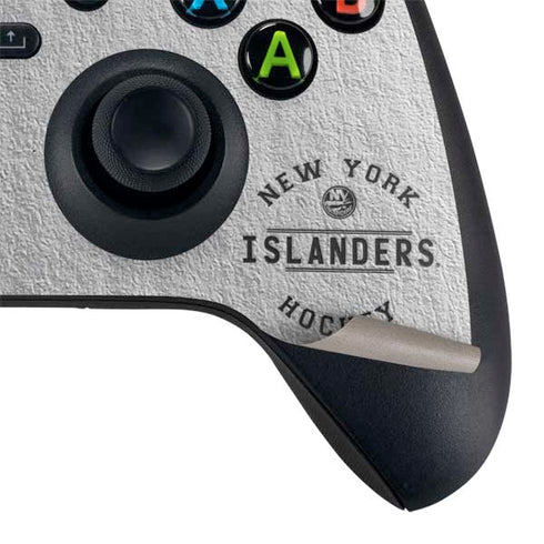 NHL New York Islanders Black Text Xbox Series X Controller Skin