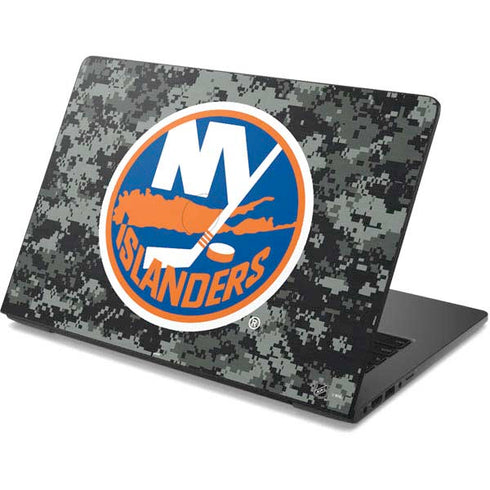 NHL New York Islanders Camo Dell Chromebook Skin