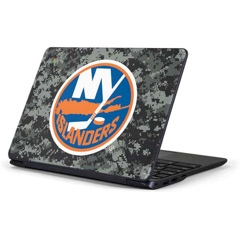 NHL New York Islanders Camo Samsung Chromebook Skin