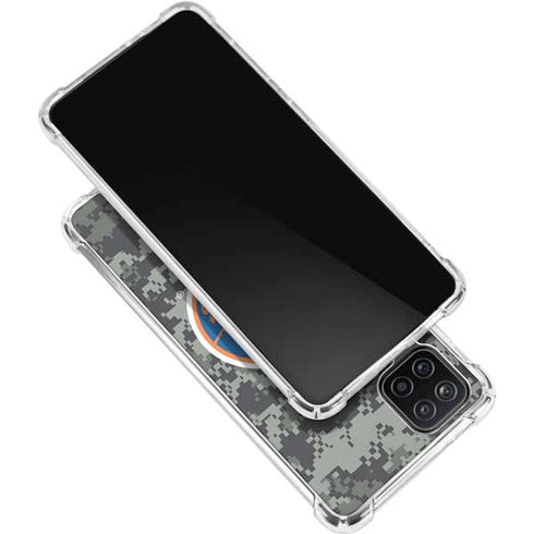 NHL New York Islanders Camo Galaxy A12 Clear Case