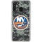 NHL New York Islanders Camo Galaxy A21 Clear Case
