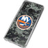 NHL New York Islanders Camo Galaxy A21 Clear Case