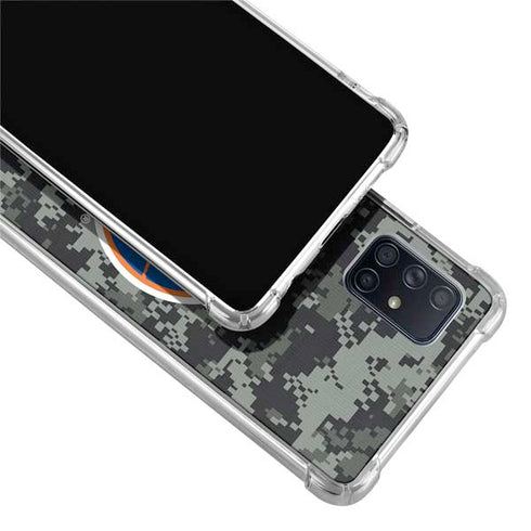 NHL New York Islanders Camo Galaxy A51 5G Clear Case