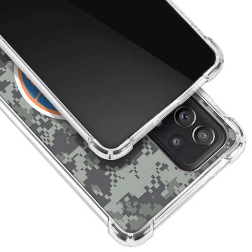 NHL New York Islanders Camo Galaxy A52 5G Clear Case