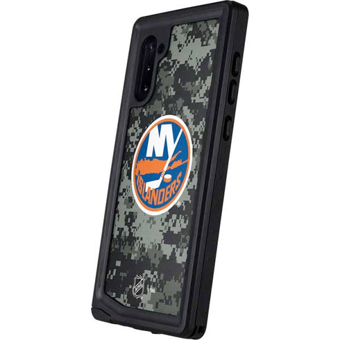 NHL New York Islanders Camo Galaxy Note 10 Waterproof Case