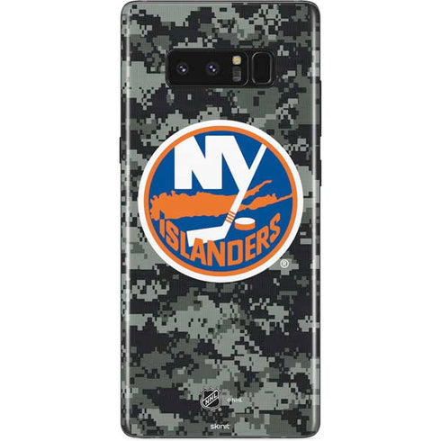 NHL New York Islanders Camo Galaxy Note 8 Skin