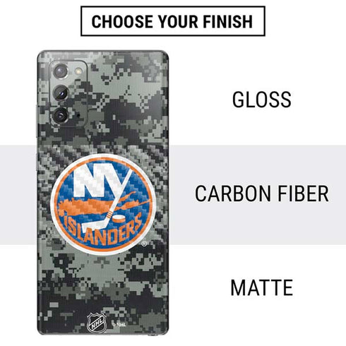 NHL New York Islanders Camo Galaxy Note20 5G Skin