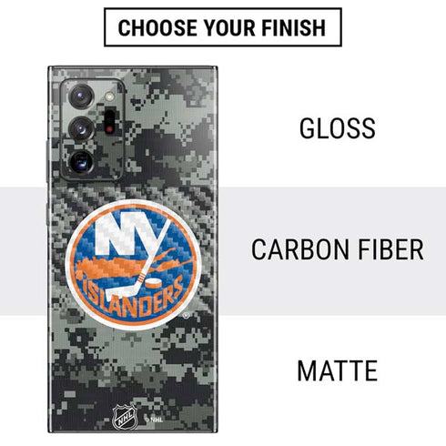 NHL New York Islanders Camo Galaxy Note20 Ultra 5G Skin