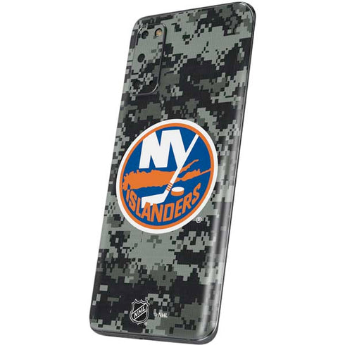 NHL New York Islanders Camo Galaxy S20 Skin