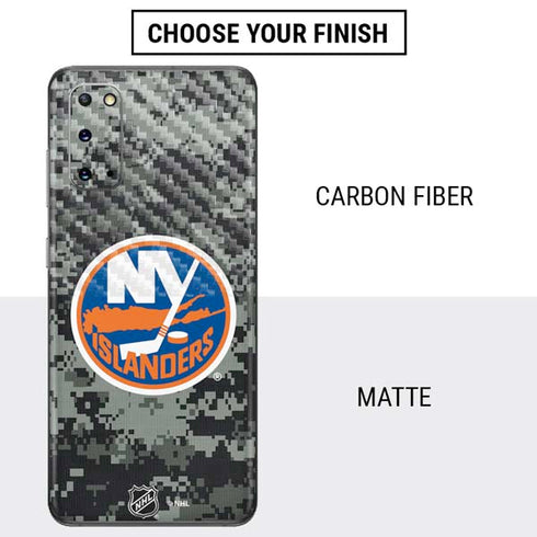 NHL New York Islanders Camo Galaxy S20 Skin