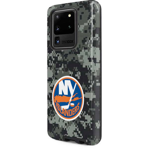 NHL New York Islanders Camo Galaxy S20 Ultra 5G Pro Case
