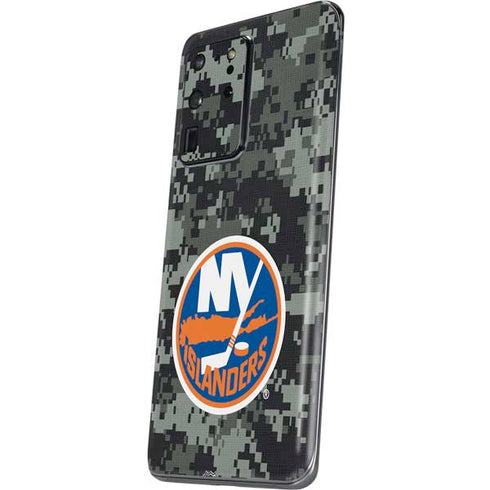 NHL New York Islanders Camo Galaxy S20 Ultra 5G Skin