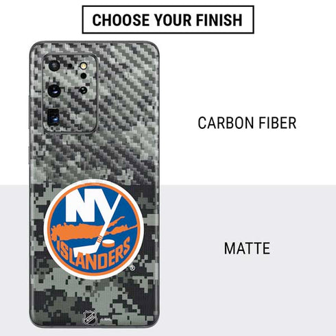 NHL New York Islanders Camo Galaxy S20 Ultra 5G Skin