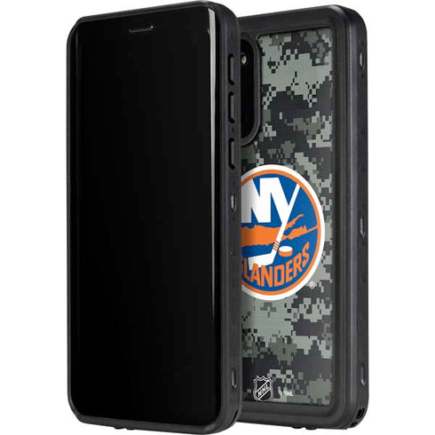 NHL New York Islanders Camo Galaxy S20 Waterproof Case