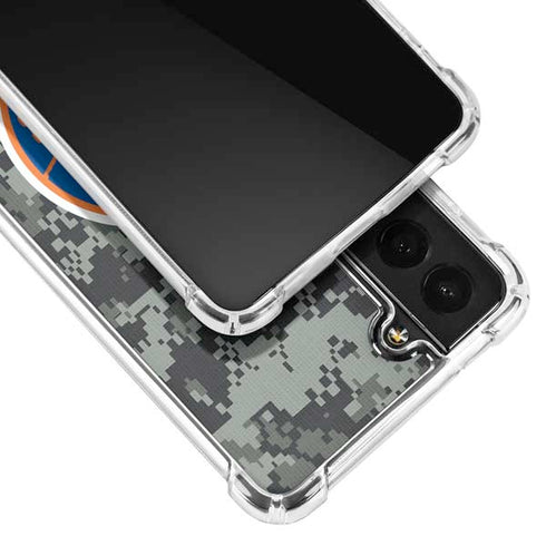 NHL New York Islanders Camo Galaxy S21 FE Clear Case