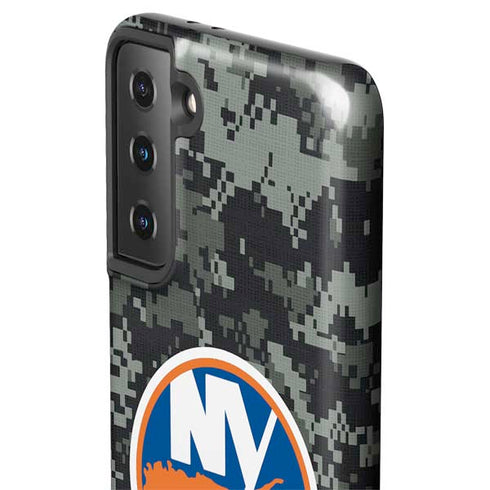 NHL New York Islanders Camo Galaxy S21 FE Pro Case