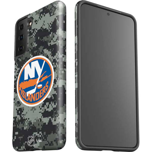 NHL New York Islanders Camo Galaxy S21 FE Pro Case