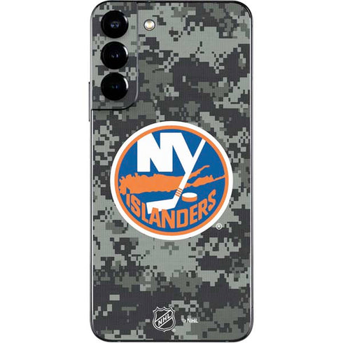 NHL New York Islanders Camo Galaxy S22 Plus Skin