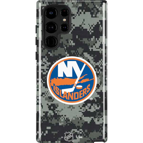 NHL New York Islanders Camo Galaxy S22 Ultra Pro Case